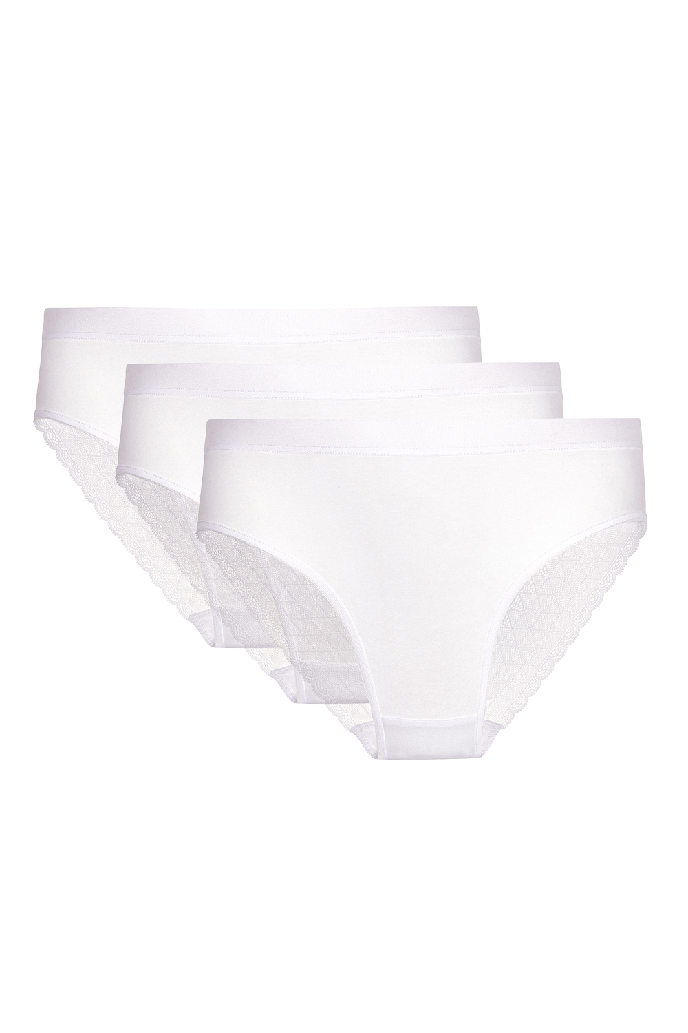 Cecily panty with lace back triple pack