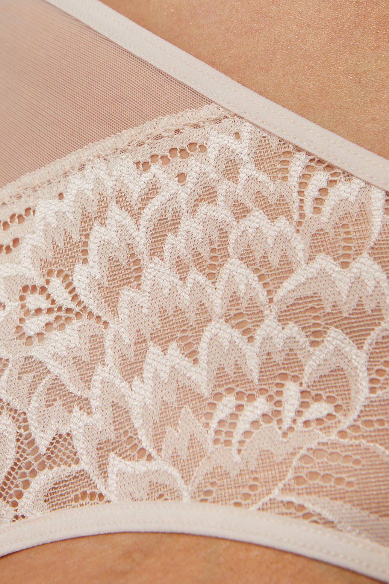 Gorteks Chelsea floral lace padded bra beige Spring-summer 2023