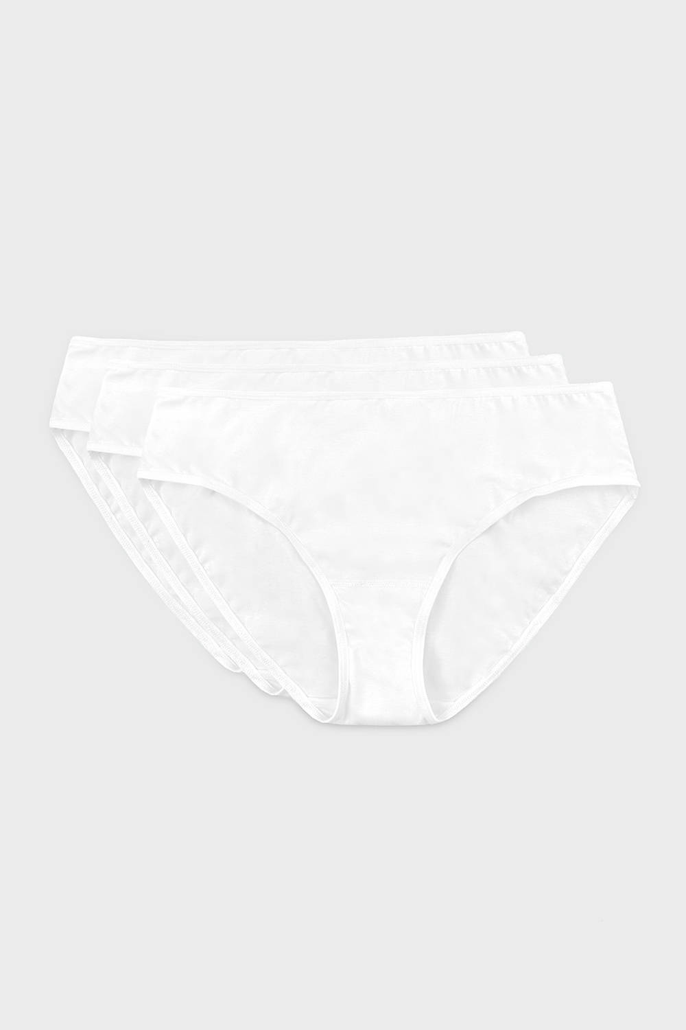 Gorteks Diana cotton panty triple pack white