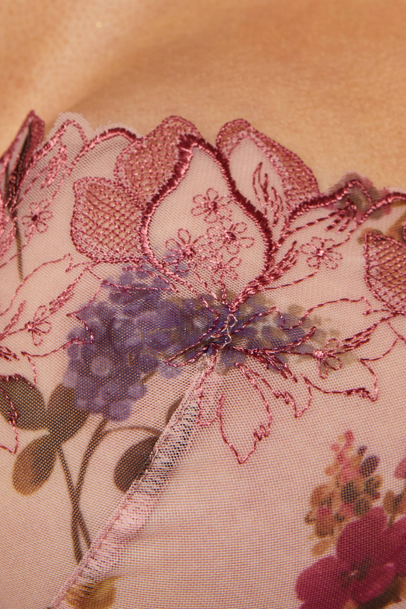 Gorteks Esme floral print soft bra pink Autumn-winter 2023 collection