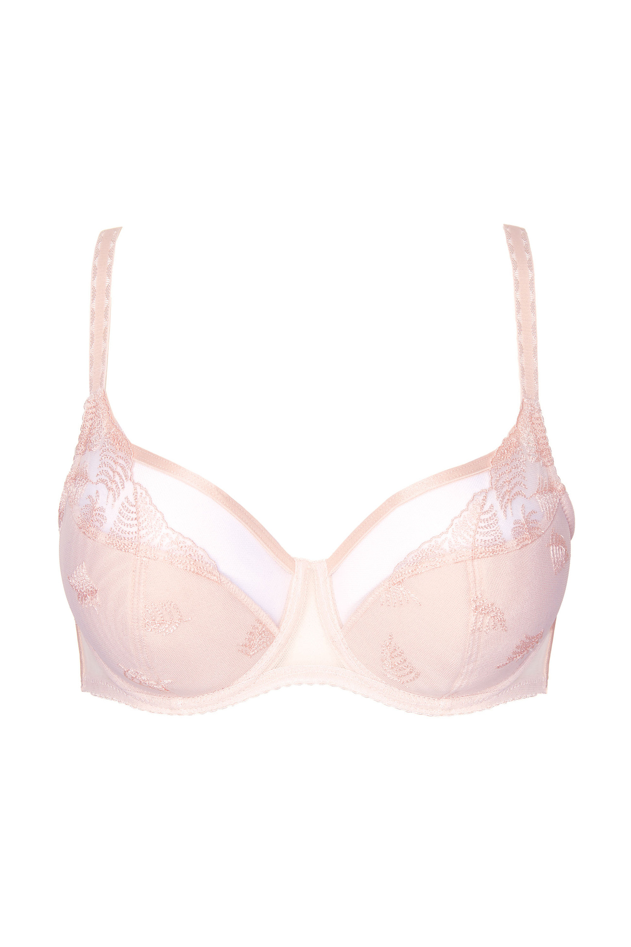 Tiana half padded bra with embroidery
