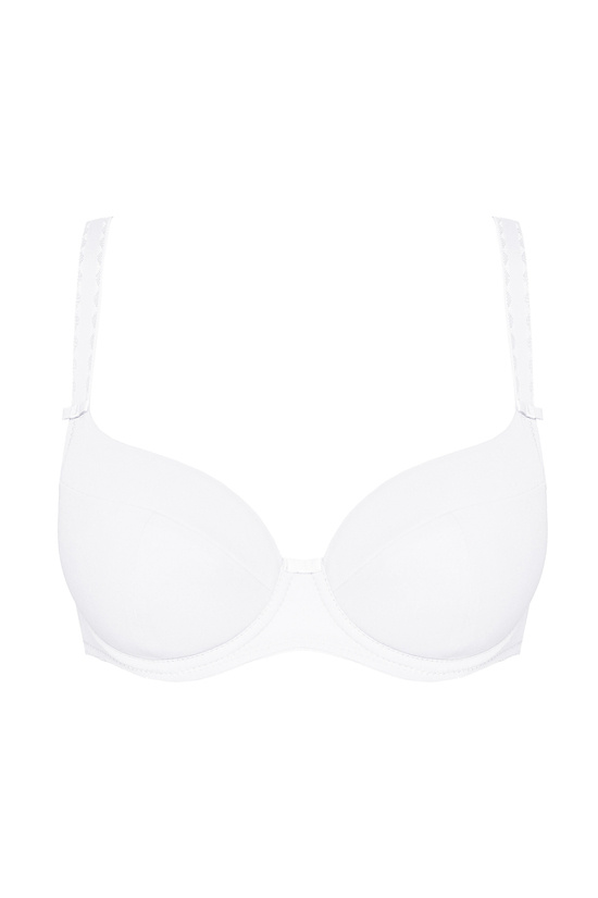 Anna classic padded bra white