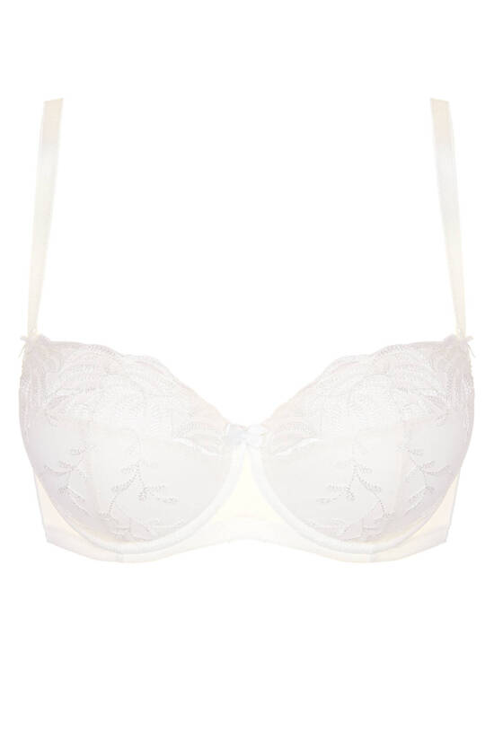 Cherie padded bra with embroidery cream