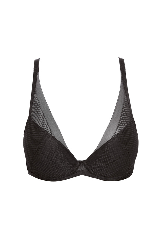 Holly lace push-up bra black