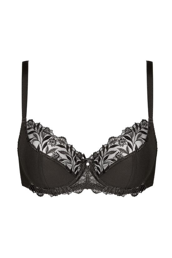 Libby embroidered half padded bra