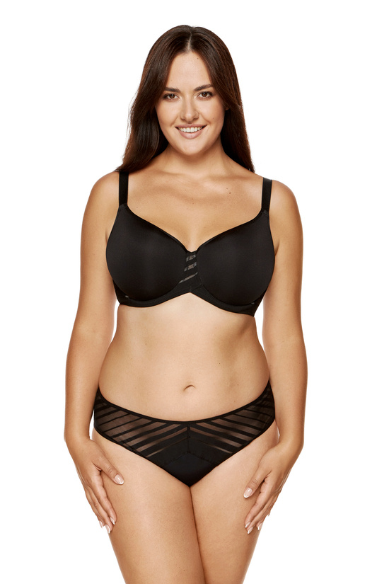 Luna smooth padded bra black