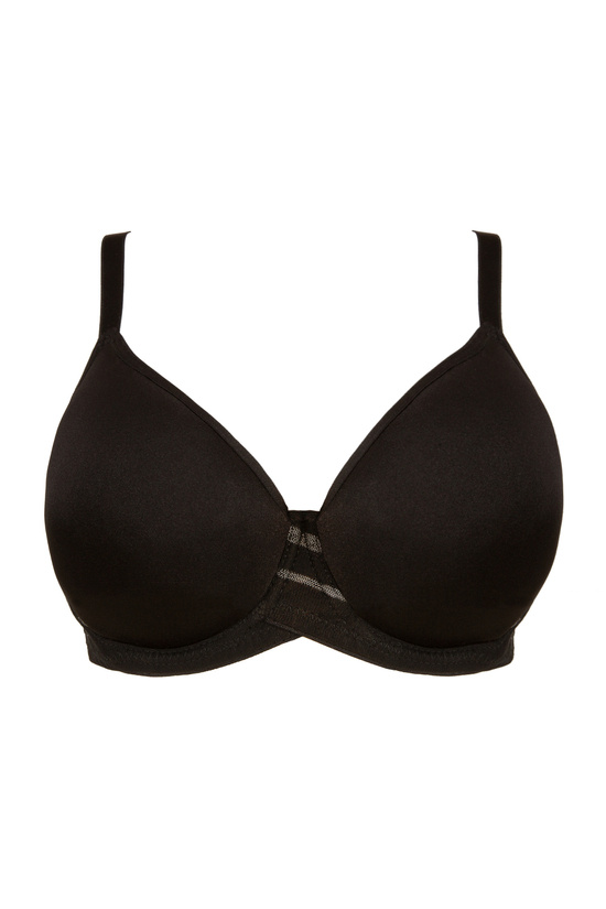 Luna smooth padded bra black