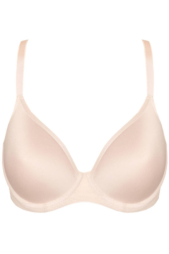 Madlene smooth padded bra beige