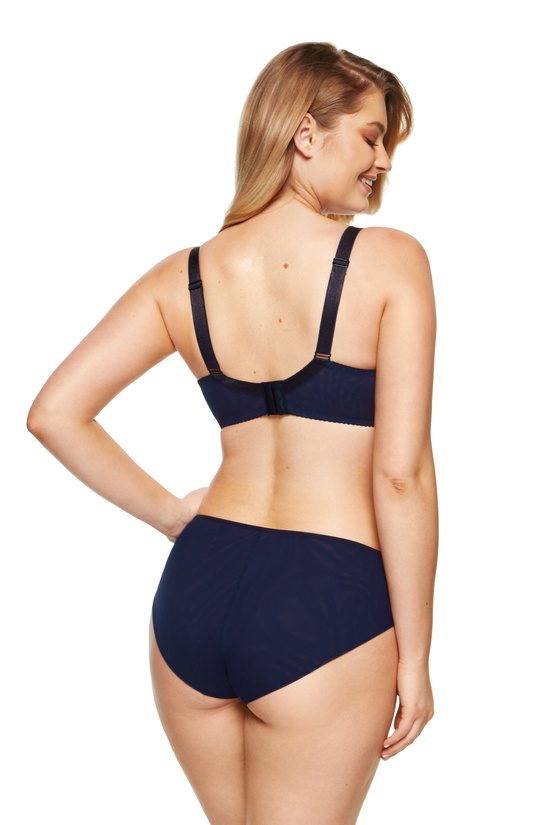 Mona embroidered panty navy