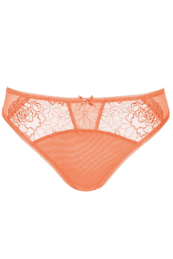 Pamela embroidered panty peach