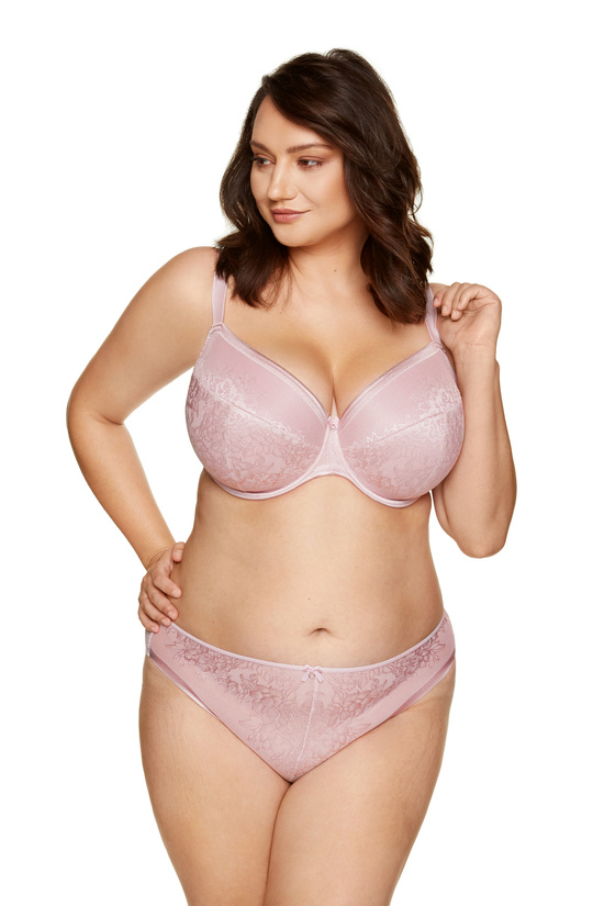 Porto lace padded bra lilac