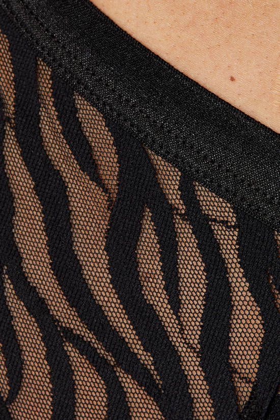 Serena zebra pattern high waist panty