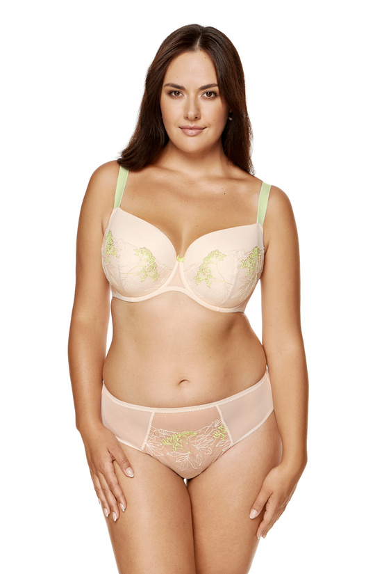 Soleil embroidered padded bra