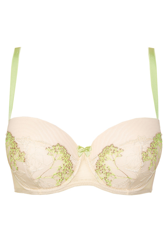 Soleil embroidered padded bra