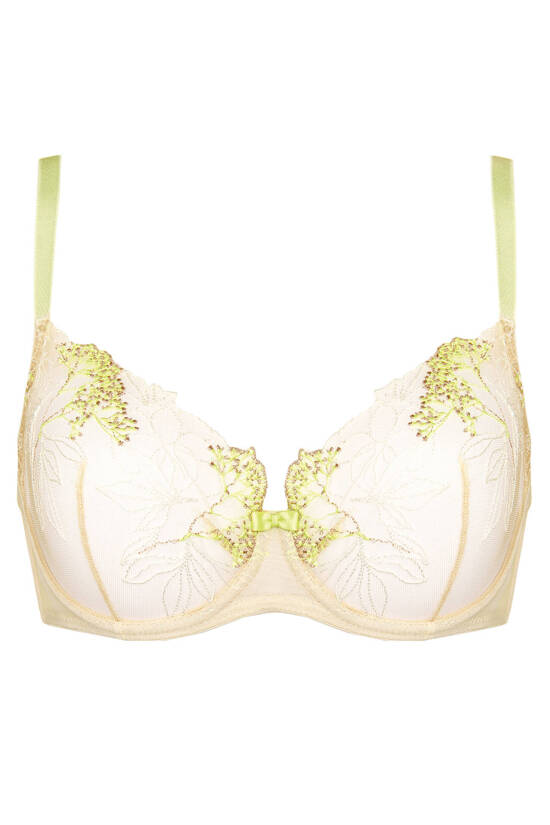 Soleil embroidered soft bra