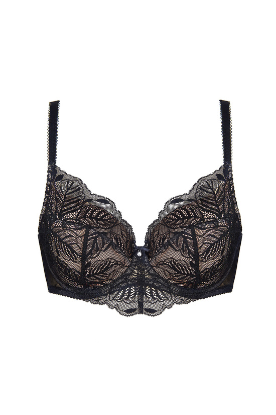 Veneto lace padded bra black