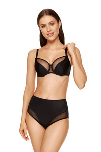 Zara smooth soft bra black