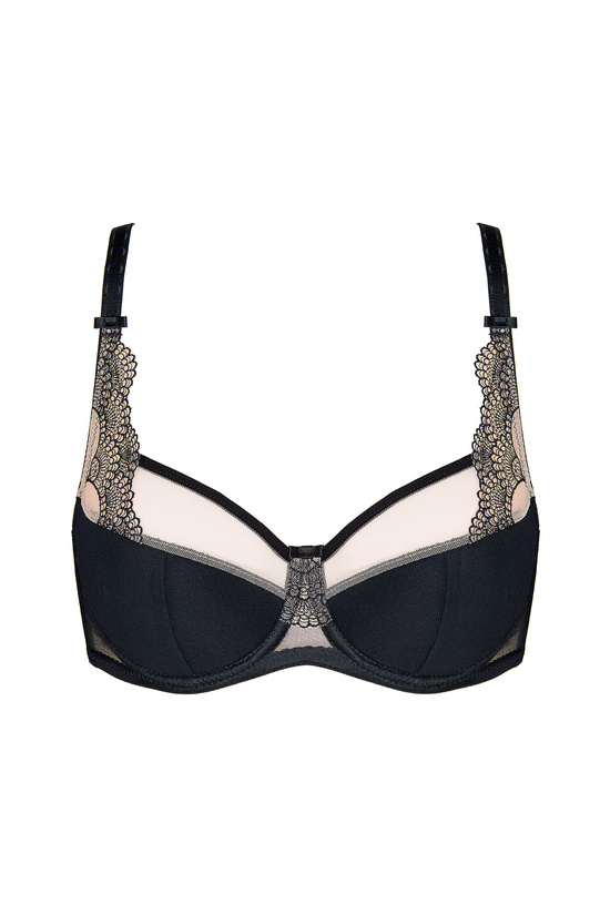 Heidi embroidered half padded bra