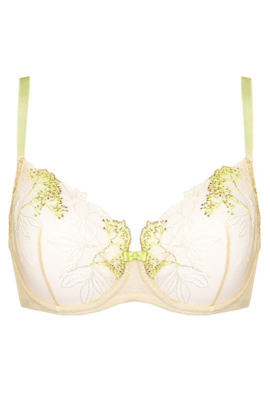 Soleil embroidered soft bra