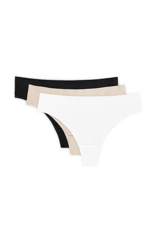 Alana cotton thong triple pack