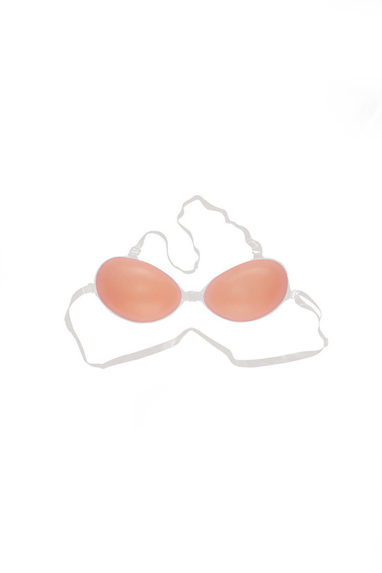 Silicone bra with straps