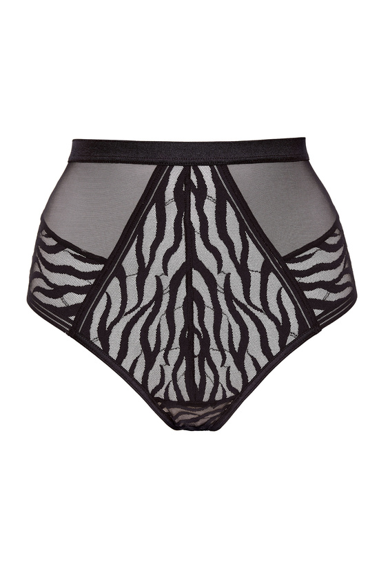 Serena zebra pattern high waist panty