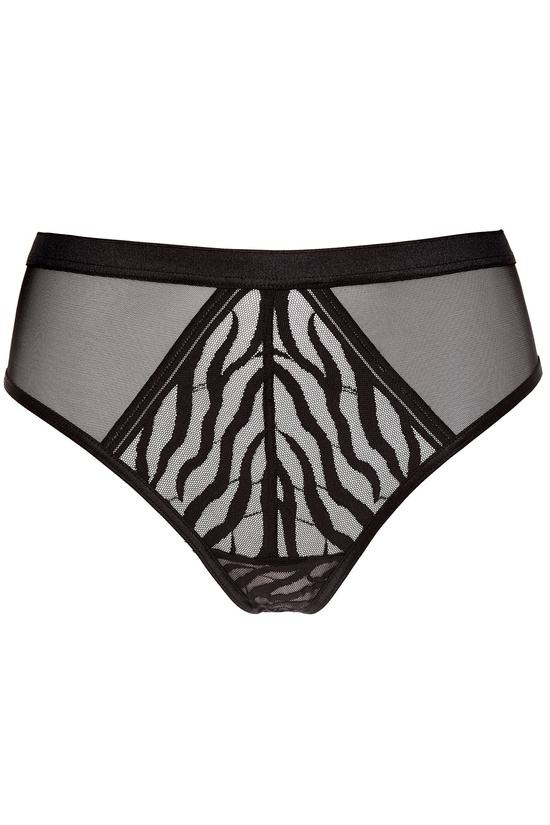 Serena zebra pattern lace panty