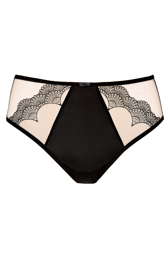 Heidi embroidered panty black