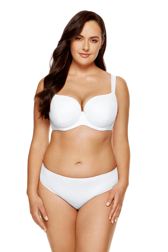 Anna classic padded bra white