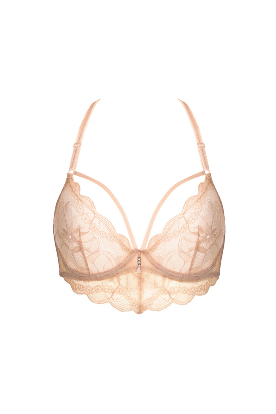 Charlize soft bra with straps beige