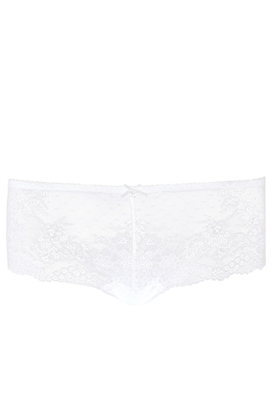 Scarlet lace panty shorts white