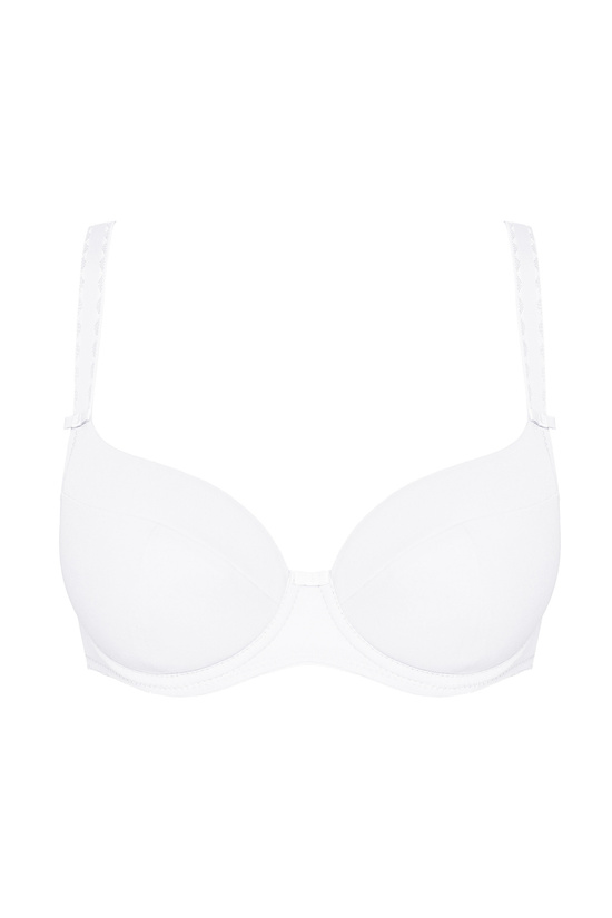 Anna classic padded bra white