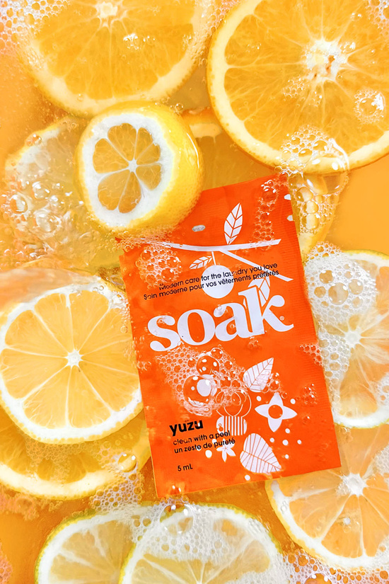 Soak lingerie washing liquid 5 ml - Yuzu