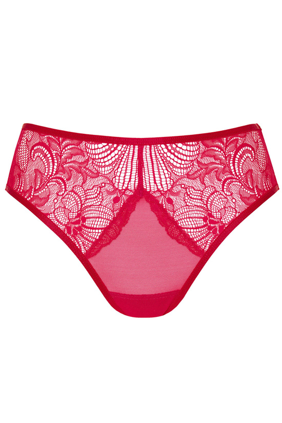 Rouge floral lace panty red