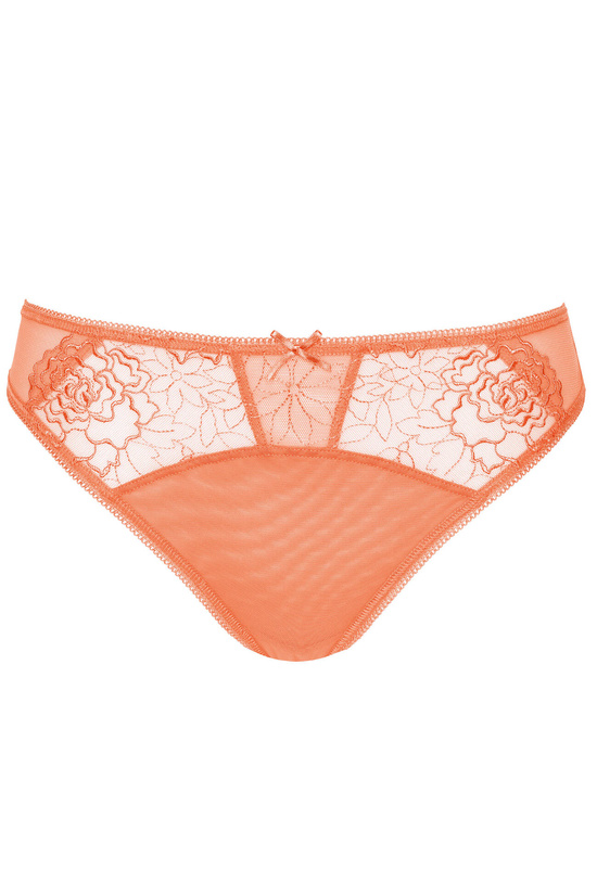 Pamela embroidered panty peach