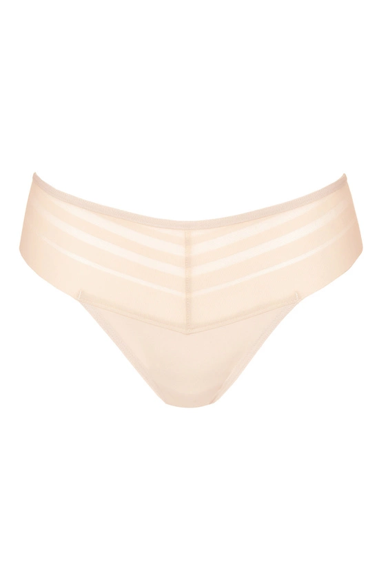 Luna brazilian thong beige