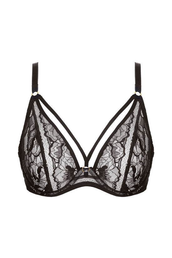 Gwen soft bra with decorative straps