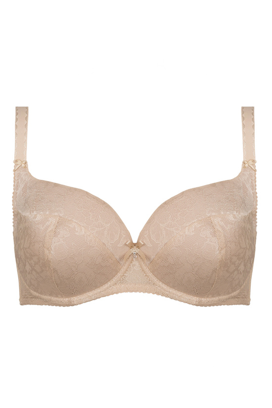 Elise classic padded bra beige