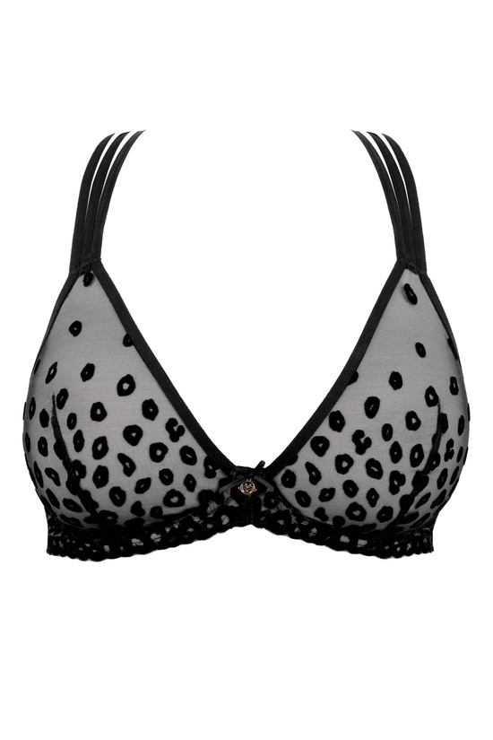 Melanie soft bra leopard pattern