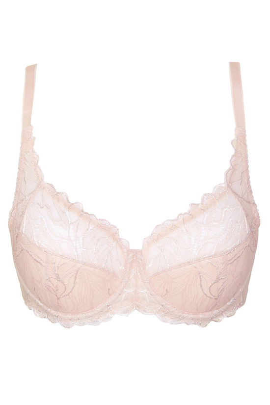 Femme half padded lace bra