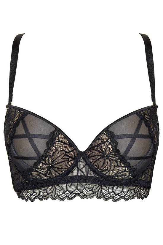 Chica push-up bra with decorative lace