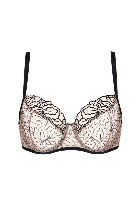 Rumi embroidered soft bra big sizes