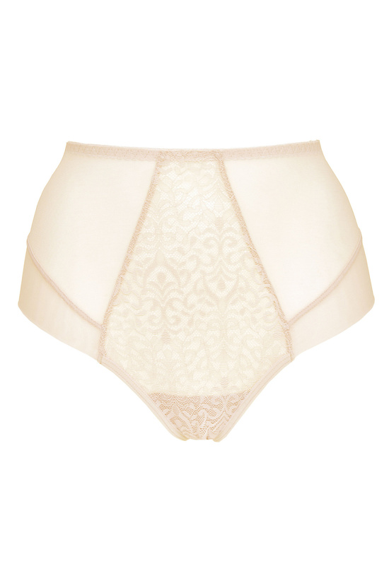 Gabi high waist lace panty beige