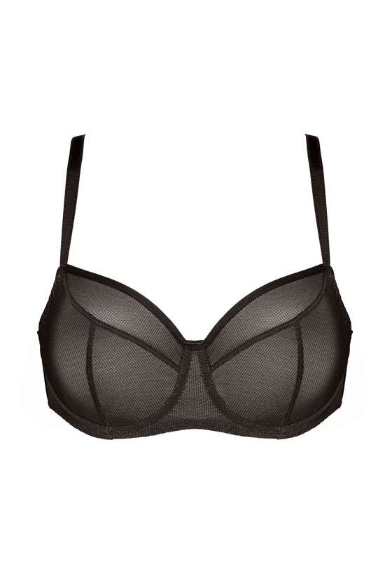 Valentina mesh soft bra black