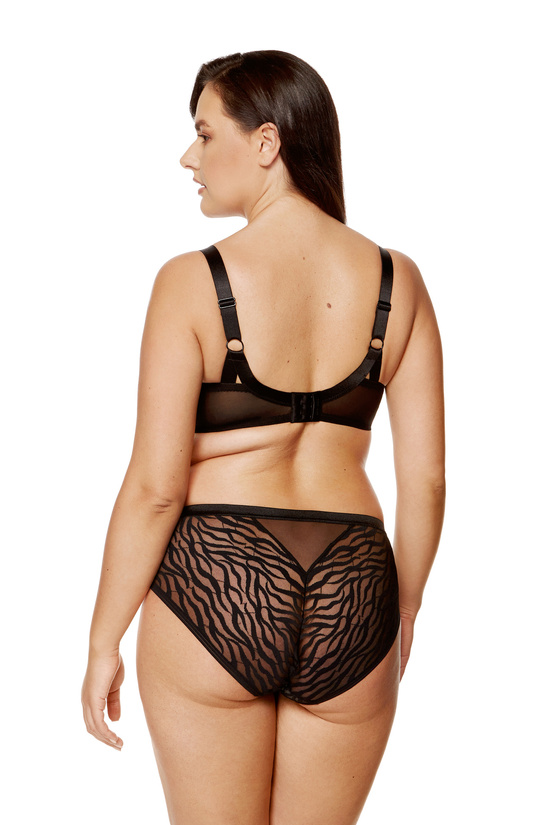 Serena zebra pattern lace panty