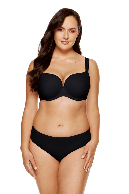 Anna classic padded bra black