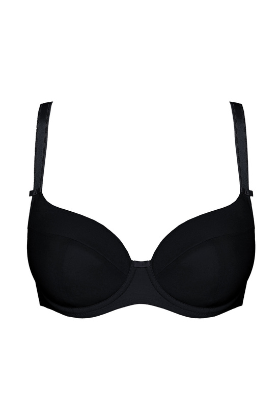 Anna classic padded bra black