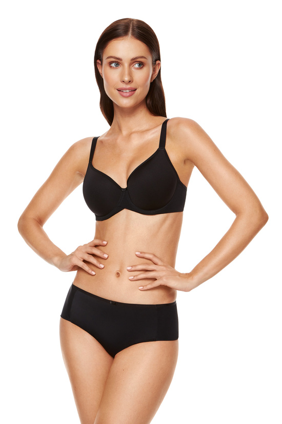 Venus moulded cup bra black